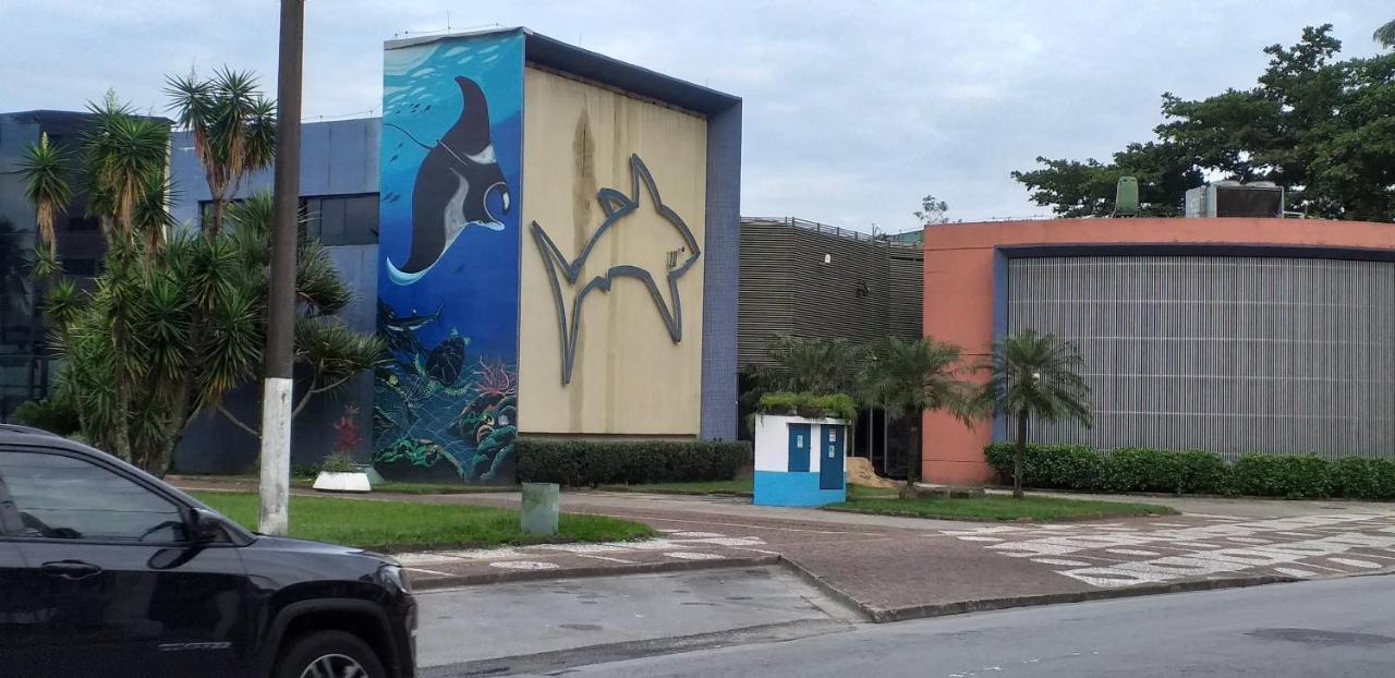 Maravilhoso Apartamento Ao Lado Do Aquario Santos  Esterno foto